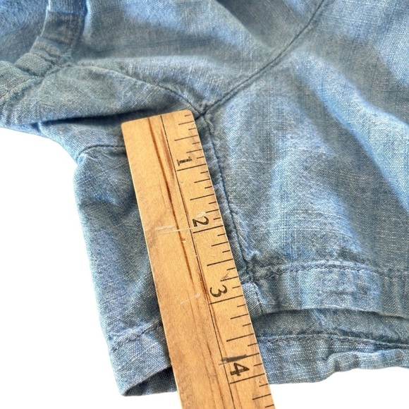 Madewell Women's Elastic Waist Denim Jean Shorts Size Small 100% Cotton Pockets - Picture 9 of 10